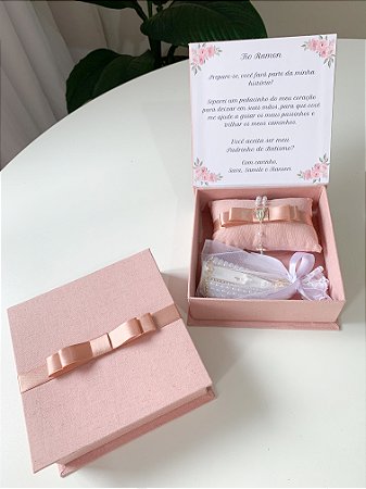 Caixa para padrinhos batismo/batizado