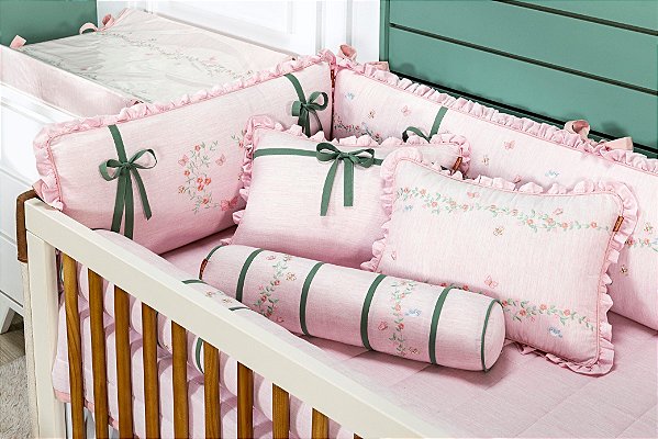 Kit berço coleção Florescer da Primavera