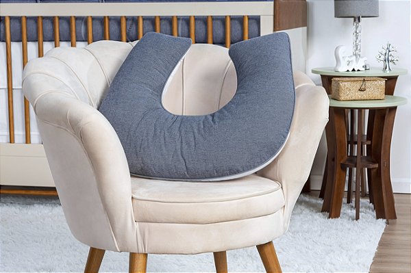 Apoio de Amamentação Batistela Baby Linho Jeans