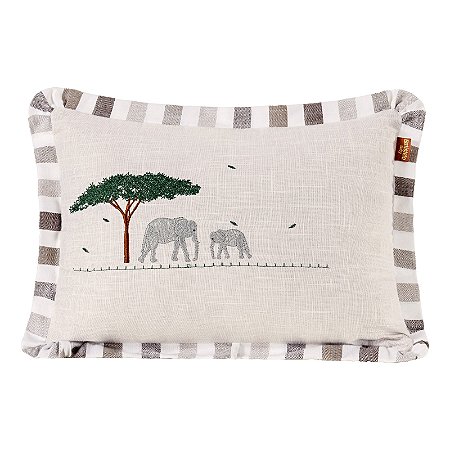 Almofada Personalizada Bordada Batistela Baby África