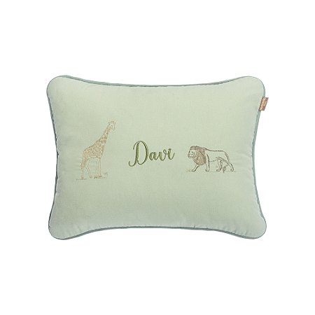 Almofada Personalizada Bordada Batistela Baby Selva