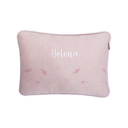 Almofada Personalizada Bordada Batistela Baby Cozy Rosy