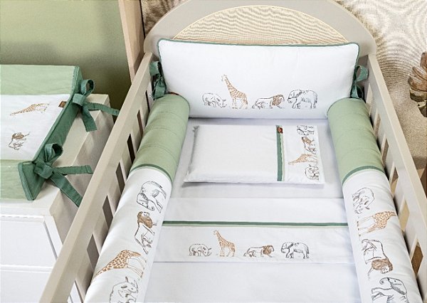Kit berço Batistela Baby Selva