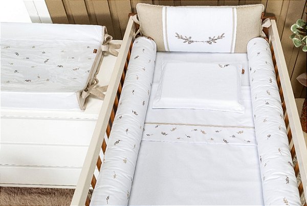 Kit berço Batistela Baby Cozy Beige