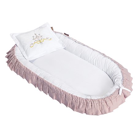 Ninho redutor de berço com travesseiro Batistela Baby Amore
