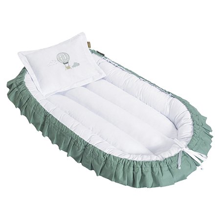 Ninho redutor de berço com travesseiro Batistela Baby Baloon