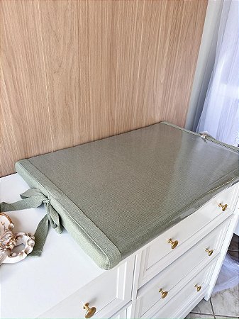 Trocador Tricot Verde Oliva