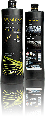 Nuru Gel para massagem sensual Premium Max 1000 ml