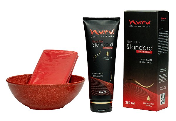 Kit para massagem sensual nuru - Gel lubrificante hidrantante Standard 250 ml