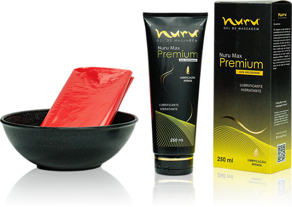 kit para massagem sensual Nuru Premium Max 250ml