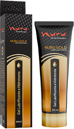 Nuru Gold Gel de Massagem Lubrificante Hidratante 60 ml