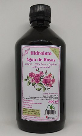 Hidrolato: Água de Rosas - 500 ml
