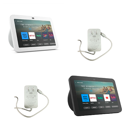 CAIXA INTELIGENTE ECHO SHOW 8 3º GERAÇÃO TOMADA EUA