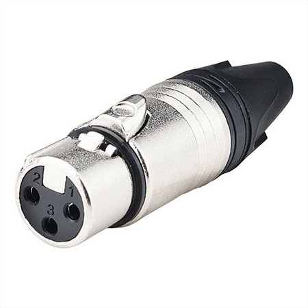 CONECTOR PROFISSIONAL XLR FEMEA KATO