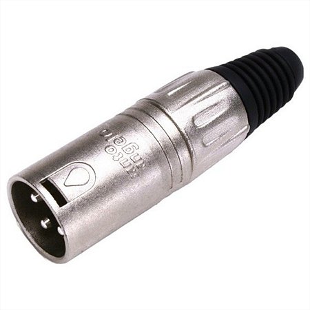 CONECTOR XLR MACHO PROFISSIONAL SANTO ANGELO