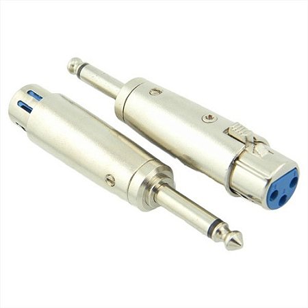 Adaptador P10 Mono X Xlr Femea Metal Storm