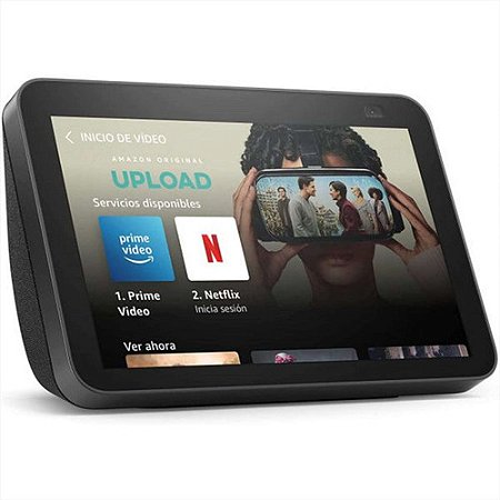 Caixa Inteligente Echo Show 8 Preta 2 Geração