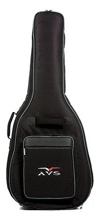 Capa Bag Pr Violão Classico Avs Ch200 Acolchoada Super Luxo Cor Preto