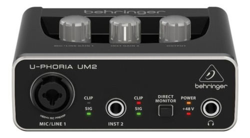 Interface De Audio Beringher Um 2 U-phoria
