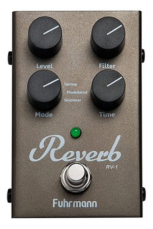 Pedal Reverb Para Efeito Fuhrmann Rv-1 Fonte Nao Inclusa