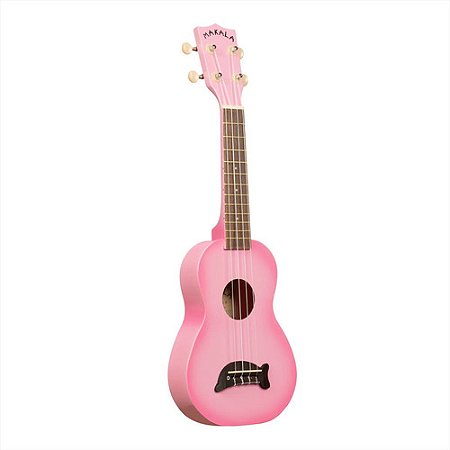 Ukulele Kala Soprano Dolphin Acustico Pink