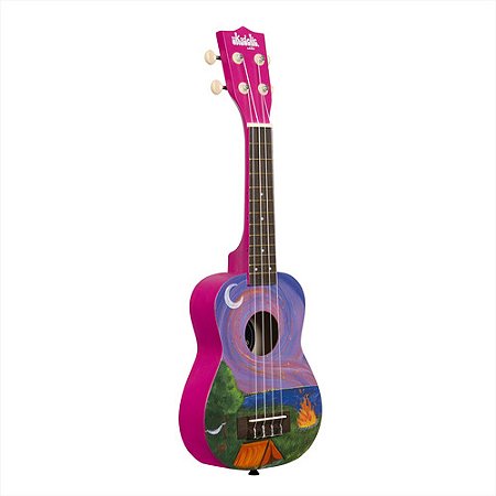 Ukulele Kala Soprano Ukadelic Happy Camper