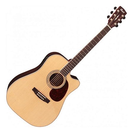 Violão Eletroacústico Cort Mr710f Lh Ns Canhoto