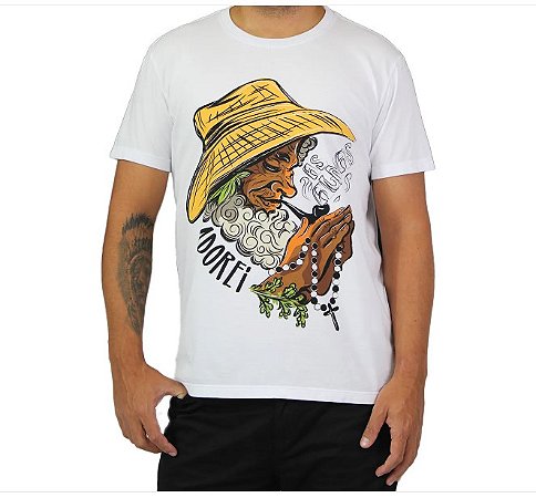 Camiseta Força Ancestral - Preto Velho