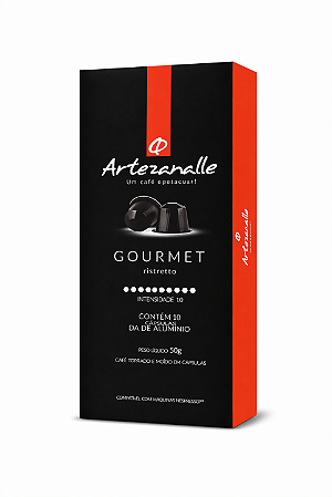Cápsulas Gourmet Artezanalle Ristretto (Caixa Com 10 Cápsulas)