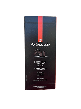 Cápsulas Gourmet Artezanalle Ristretto (Caixa Com 10 Cápsulas)