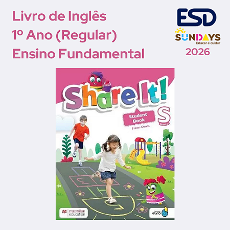 [SUNDAYS/ESD] Livro Inglês 1º Ano EF REGULAR 2026