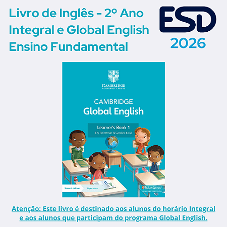 Livro Global English - 2º Ano EF (Integral/Global) 2026