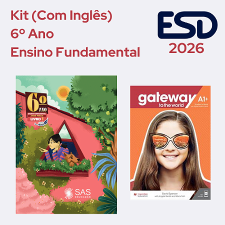 Kit Integrado Livros 6º ano (Com Inglês) SAS ESD 2026