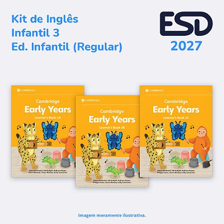 Kit Early Years – Infantil 3 (Regular) 2027