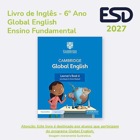 Livro Global English - 6º Ano EF (Global) 2027