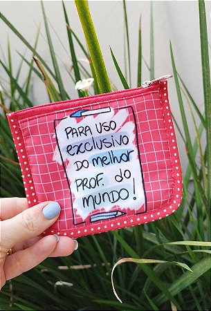 Porta Moedas Dia dos Professores
