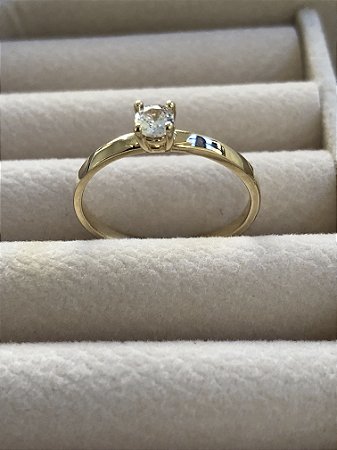 Anel solitário nº. 21