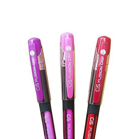 Caneta Esferográfica CiS Fusion 0.7mm Ponta Agulha Corpo Ergonômico