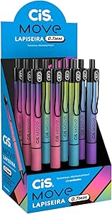 Lapiseira CIS Move 0.7mm Cores Vibrantes em Degradê