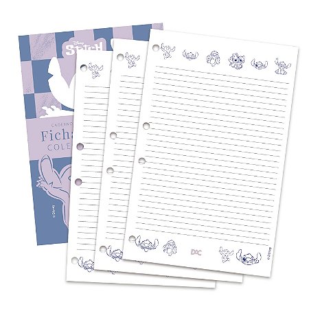 Refil Folhas  para Fichário Colegial Stitch - DAC