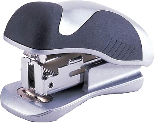 Mini Grampeador Eagle Cinza /Preto para 15 Folhas