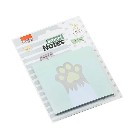 Bloco Adesivo Smart Notes Pet C/ 30 folhas 76mm x 76mm - BRW