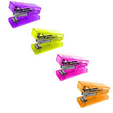 Grampeador Mini T315 Neon Holic Pop Grampo 26/6 e 26/4 20 Folhas - Tris