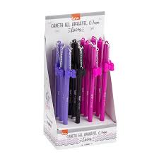 Caneta Gel 0.7mm Apagável Laços Tinta Azul - BRW