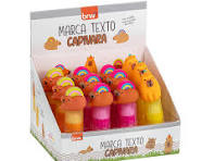 Marca Texto Divertido Capivara com Carimbo - BRW