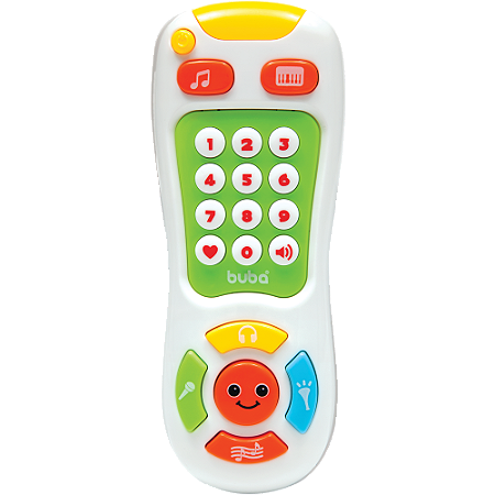 Brinquedo Controle Remoto Musical Com Luz e Sons Infantil Buba - Sortido