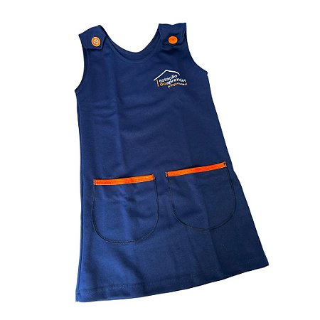 Vestido Ensino Infantil e Fundamental - Uniforme Escolar Estação do Aprender