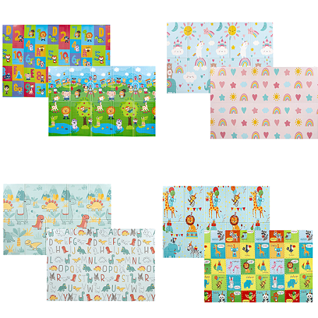 Tapete Dobrável 120x180 Cm Buba Baby Dupla Face Impermeável Diversos Modelos