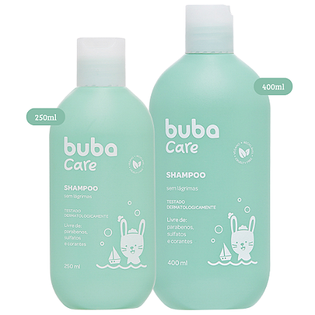 Shampoo Infantil Bebê Buba Care Vegano e Sem Lágrimas