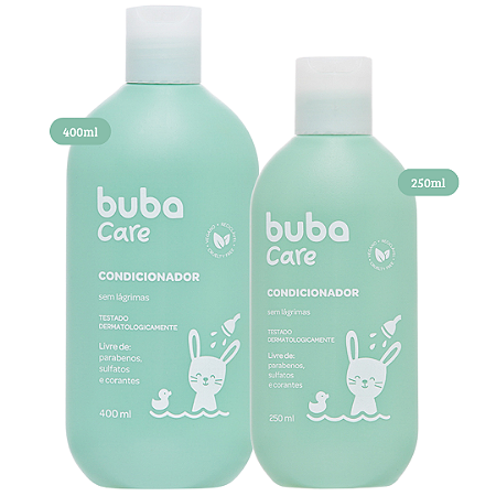 Condicionador Infantil Bebê Buba Care Vegano e Hipoalergênico